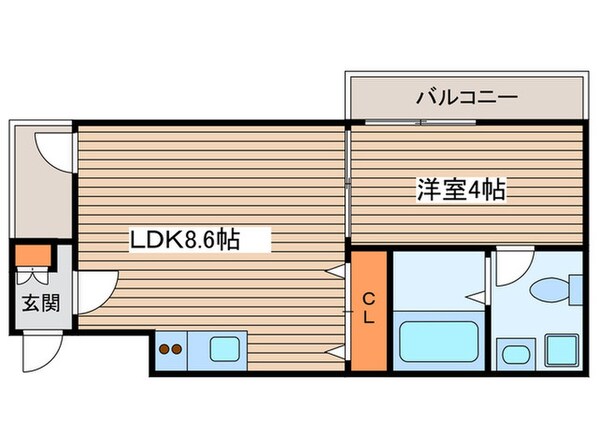 ノーザンクロスの物件間取画像